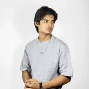 Zonoa Essentials: 240 GSM Oversized Grey Tee