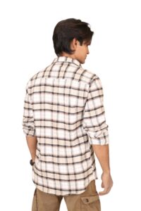 Sandstone Plaid Flannel Shirt - Image 4
