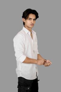Classic Breeze Linen Shirt – White - Image 2